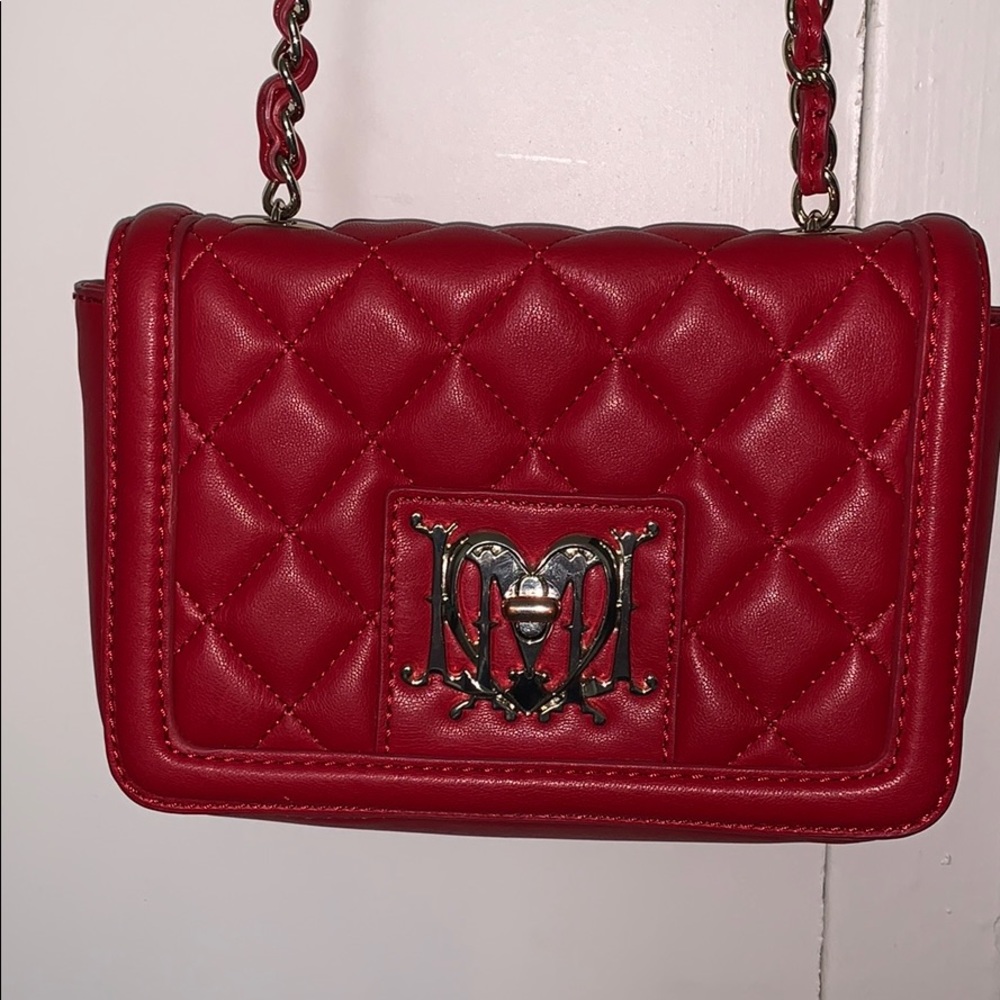 Moschino red purse